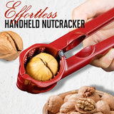 Moonval Manual Nutcracker, Heavy-Duty Handheld Nut Shell Cracker for Walnuts & Pecans