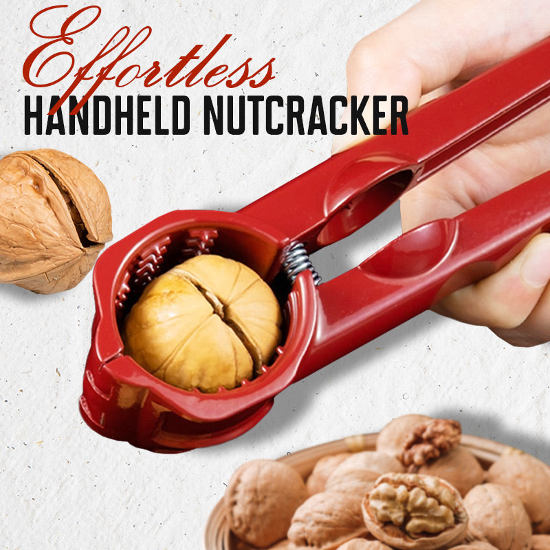 Moonval Manual Nutcracker, Heavy-Duty Handheld Nut Shell Cracker for Walnuts & Pecans