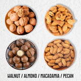 Moonval Manual Nutcracker, Heavy-Duty Handheld Nut Shell Cracker for Walnuts & Pecans