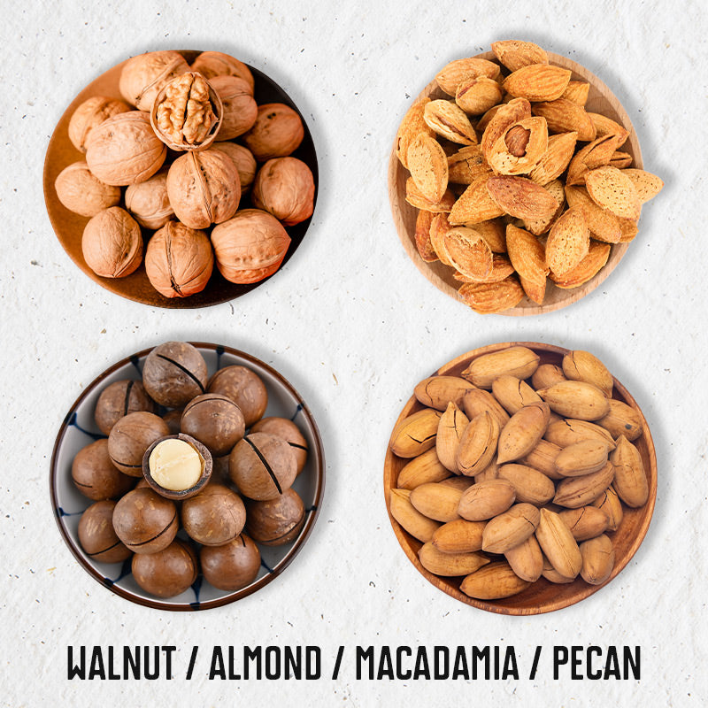 Moonval Manual Nutcracker, Heavy-Duty Handheld Nut Shell Cracker for Walnuts & Pecans