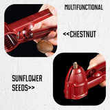 Moonval Manual Nutcracker, Heavy-Duty Handheld Nut Shell Cracker for Walnuts & Pecans