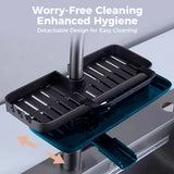 Moonval Sink Drying Rack, Over-the-Sink Dish Drainer with Faucet Stand for Kitchen Organization