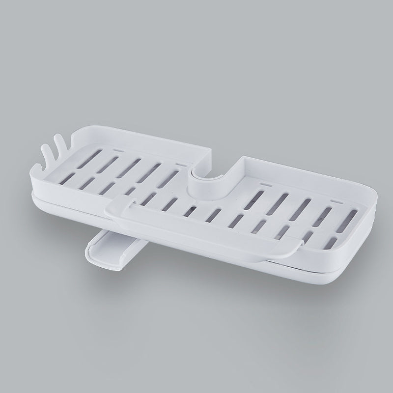 Moonval Sink Drying Rack, Over-the-Sink Dish Drainer with Faucet Stand for Kitchen Organization