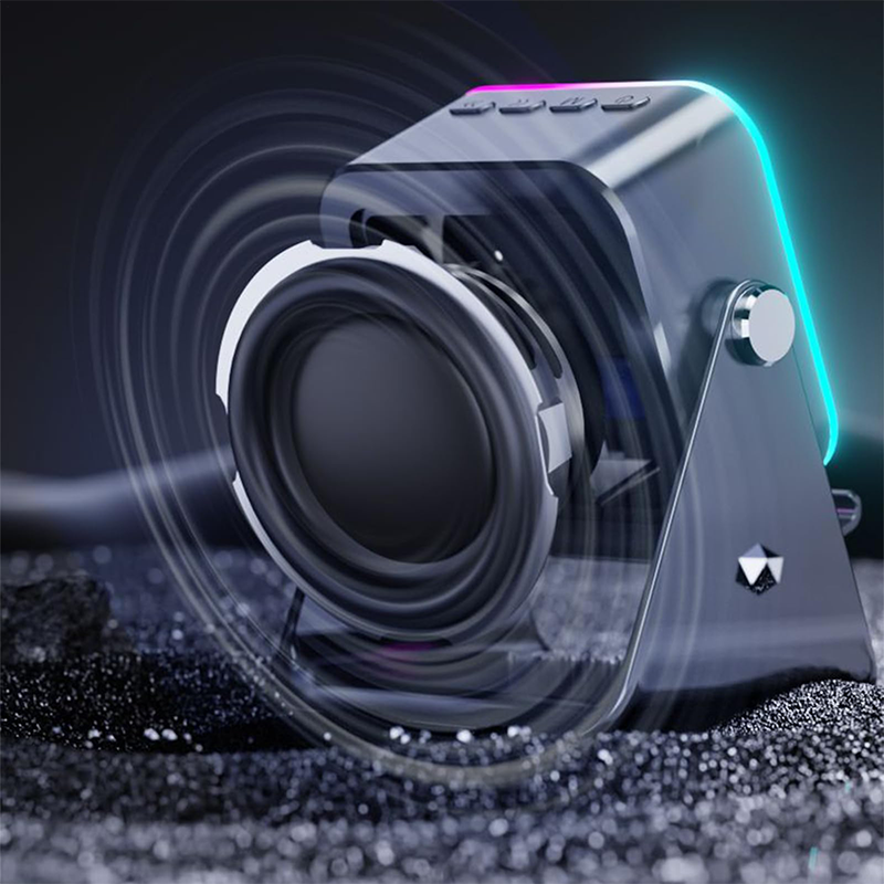 Moonval 5-in-1 Wireless Bluetooth Speaker, Fast Charging Station with Adjustable Phone Stand