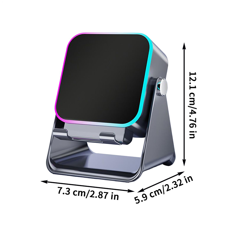 Moonval 5-in-1 Wireless Bluetooth Speaker, Fast Charging Station with Adjustable Phone Stand