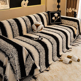 Moonval Sofa Cover, Soft Velvet Non-Slip Furniture Protector for Couches & Loveseats