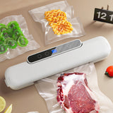 Moonval Food Bag Sealer, Portable Kitchen Heat Sealer for Freshness & Airtight Food Storage