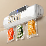 Moonval Food Bag Sealer, Portable Kitchen Heat Sealer for Freshness & Airtight Food Storage