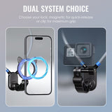 Moonval Magnetic Neck Phone Holder, Hands-Free Flexible Mount for Smartphones