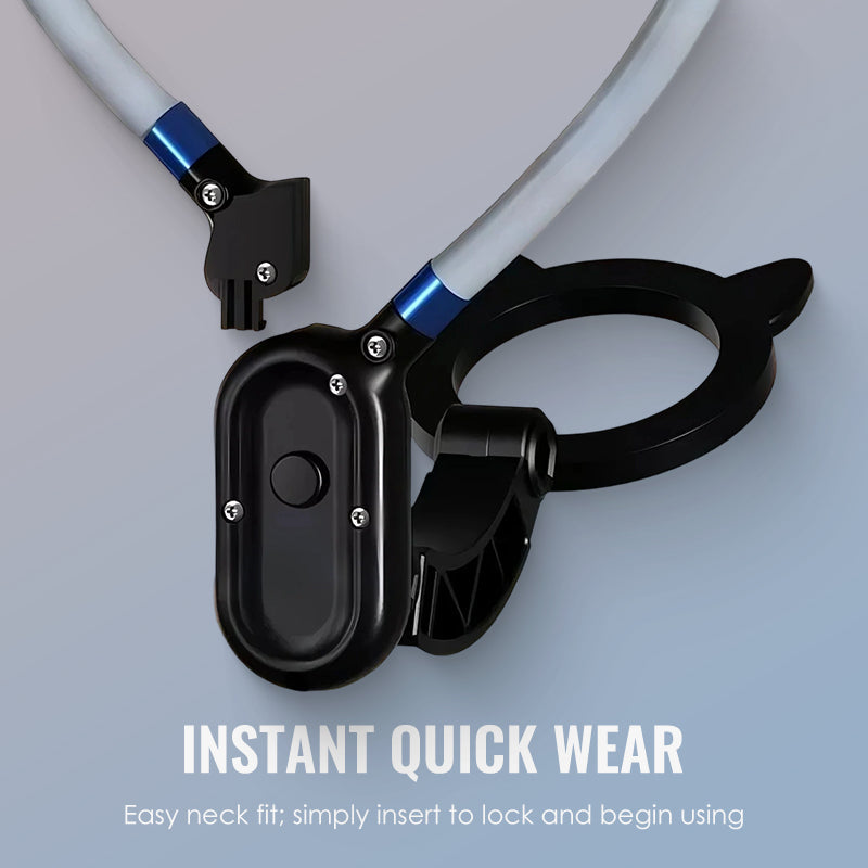 Moonval Magnetic Neck Phone Holder, Hands-Free Flexible Mount for Smartphones
