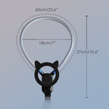 Moonval Magnetic Neck Phone Holder, Hands-Free Flexible Mount for Smartphones