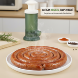 Moonval Manual Sausage Stuffer, Food-Grade Sausage Maker with 4 Filling Tubes