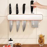 Moonval Wall-Mounted Knife Holder, Multifunction Kitchen Organizer Rack with Hooks for Utensils & Tools