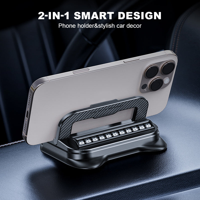 Moonval 360° Rotating Foldable Phone Stand, Adjustable Desktop Holder for Smartphones & Tablets