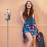 Moonval Extendable Selfie Stick Tripod, Bluetooth Remote Phone Stand for iPhone & Android