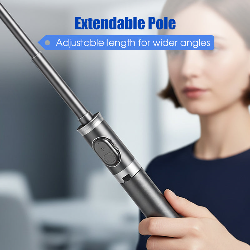 Moonval Extendable Selfie Stick Tripod, Bluetooth Remote Phone Stand for iPhone & Android
