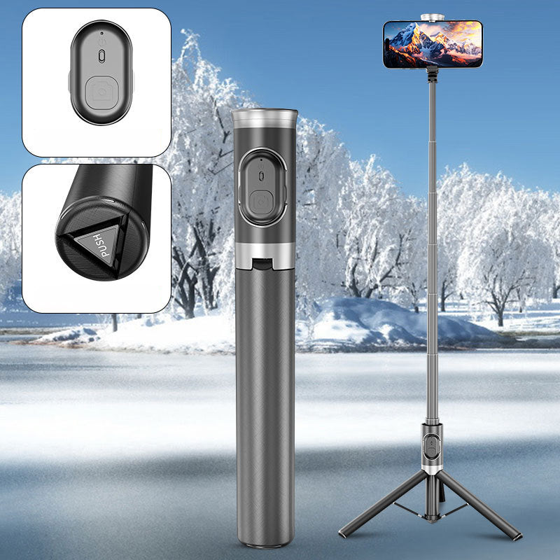 Moonval Extendable Selfie Stick Tripod, Bluetooth Remote Phone Stand for iPhone & Android