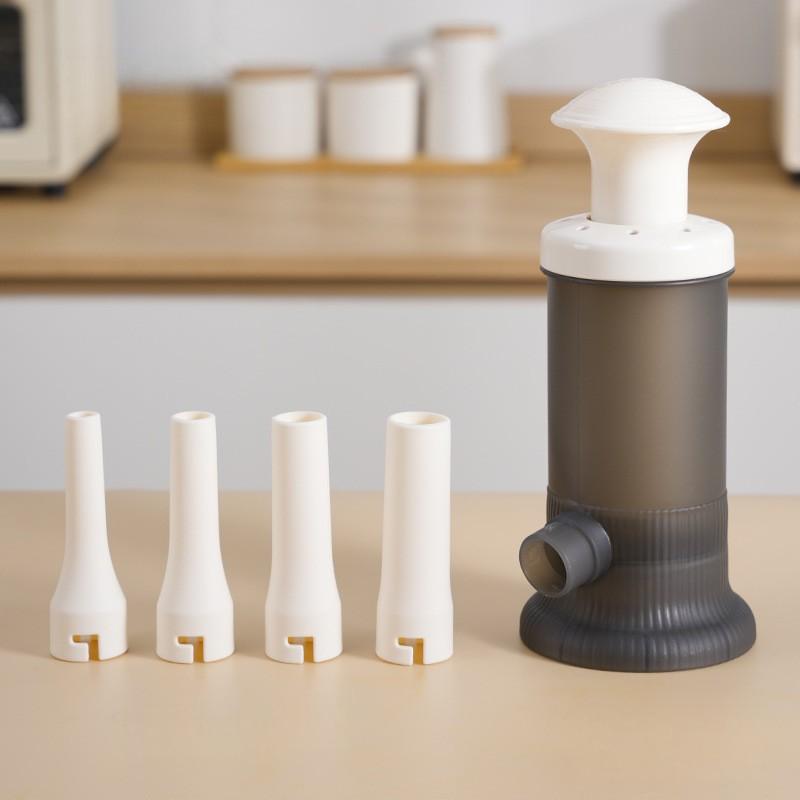 Moonval Manual Sausage Stuffer, Household Meat Sausage Maker for Homemade Sausages