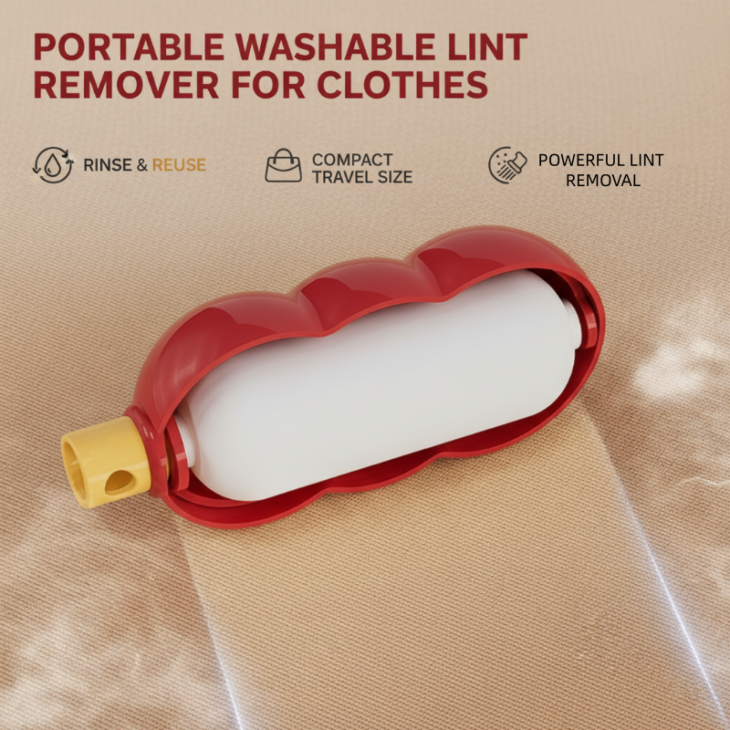 Moonval Lint Remover, Portable Washable Fabric Shaver for Clothes & Upholstery