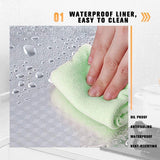 Moonval Peel and Stick Backsplash Wallpaper, Waterproof Self-Adhesive Kitchen Wall Covering