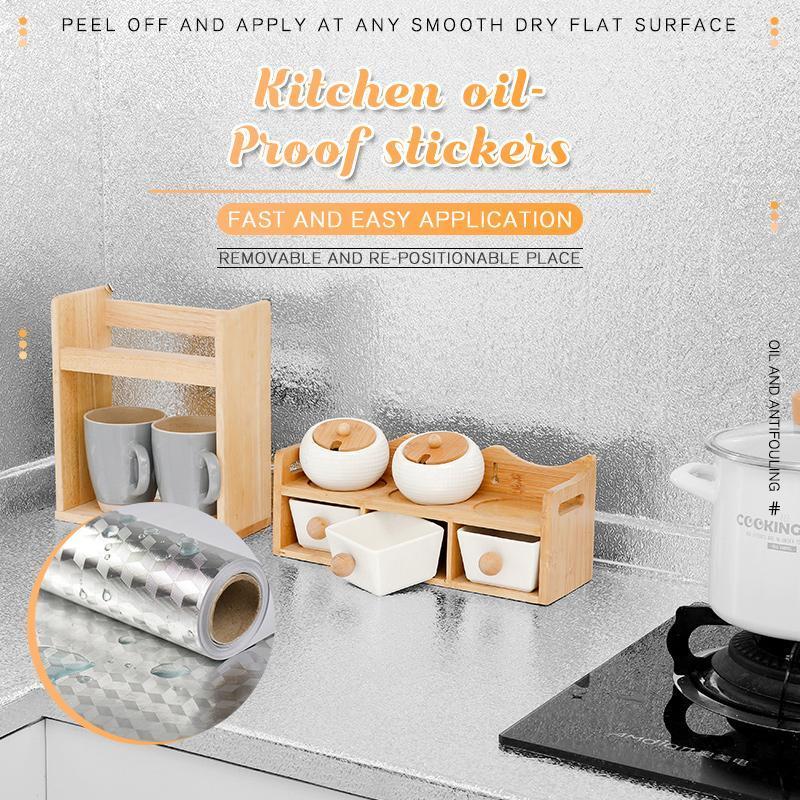 Moonval Peel and Stick Backsplash Wallpaper, Waterproof Self-Adhesive Kitchen Wall Covering