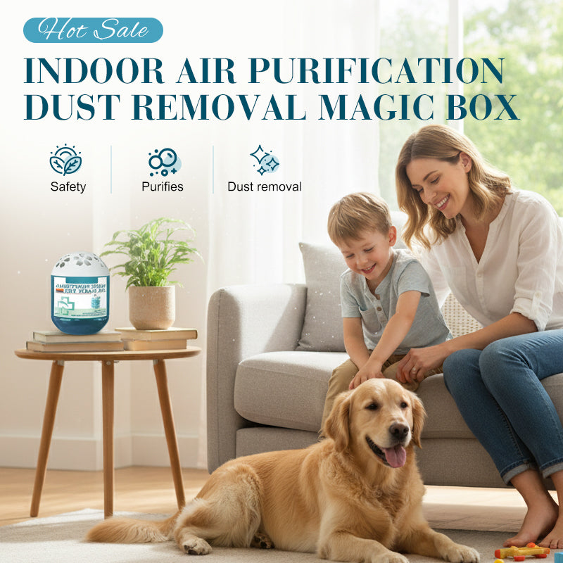 Moonval Air Purifier Dust Collector, Portable Indoor Dust Removal Box for Home & Office