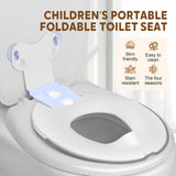 Moonval Portable Foldable Toilet Seat, Travel Potty Training Seat for Toddlers & Kids