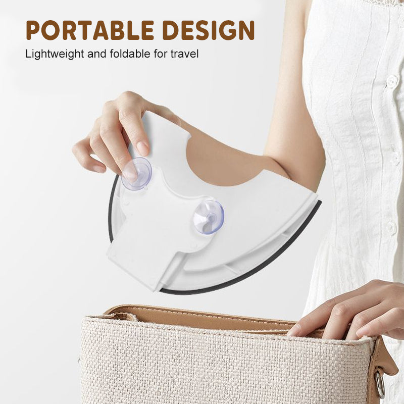 Moonval Portable Foldable Toilet Seat, Travel Potty Training Seat for Toddlers & Kids