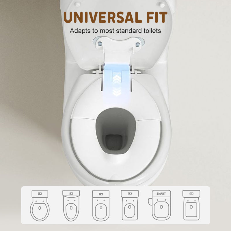 Moonval Portable Foldable Toilet Seat, Travel Potty Training Seat for Toddlers & Kids