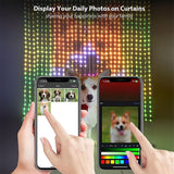 Moonval LED Curtain Lights, Waterproof Decorative String Lights for Indoor & Outdoor Décor