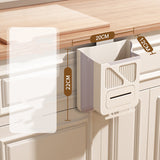 Moonval Foldable Hanging Trash Can, Leakproof Space-Saving Kitchen Waste Bin with Hanging Hook
