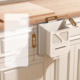 Moonval Foldable Hanging Trash Can, Leakproof Space-Saving Kitchen Waste Bin with Hanging Hook