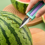 Moonval 3-in-1 Melon Ball Scoop Set, Multifunction Fruit Carving Knife & Scoop for Food Prep