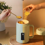 Moonval Portable Electric Kettle, Multi-Function Travel Water Boiler with Fast Heating