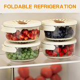 Moonval Multipurpose Draining Basket with Lid, Wash & Drain Colander for Fruits & Vegetables