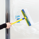 Moonval Window Squeegee Set, 5-Piece Streak-Free Glass Cleaner with Extendable Handle