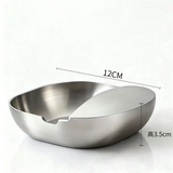 Moonval Stainless Steel Spoon Rest, U-Shaped Utensil Holder with Drip Tray