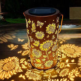 Moonval Solar Sunflower Garden Light, Waterproof LED Outdoor Decorative Landscape Light