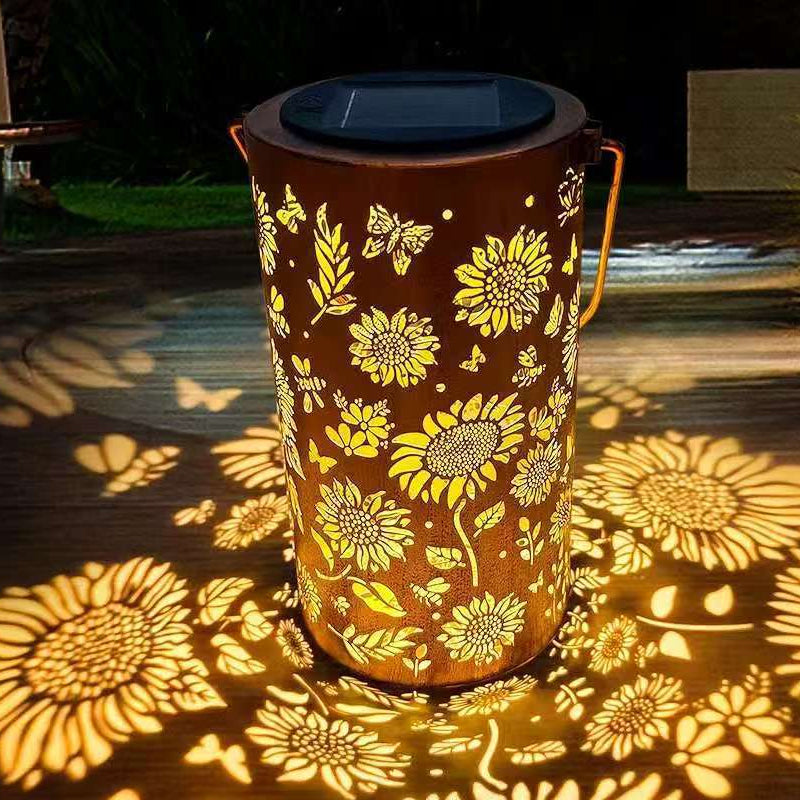 Moonval Solar Sunflower Garden Light, Waterproof LED Outdoor Decorative Landscape Light
