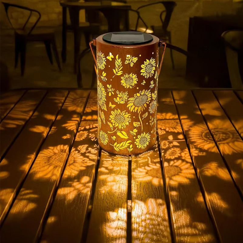 Moonval Solar Sunflower Garden Light, Waterproof LED Outdoor Decorative Landscape Light
