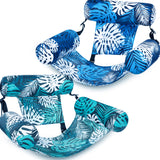 Moonval Inflatable Pool Lounger, Floating Water Recliner for Comfortable Pool & Lake Relaxation
