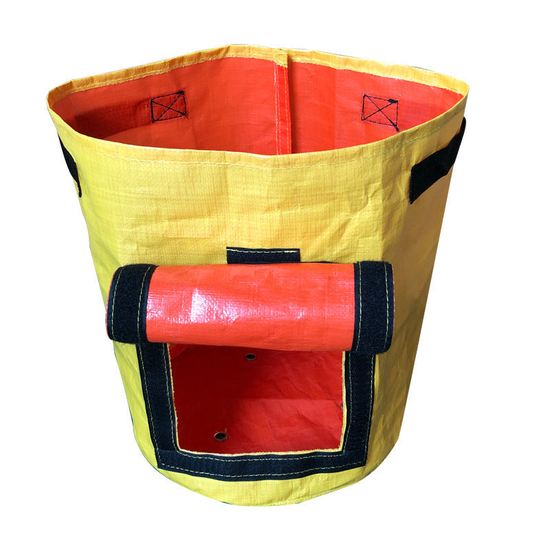 Moonval Potato Grow Bag, PE Planter with Roll-Up Harvest Window & Carry Handles