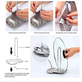 Moonval Stainless Steel Pot Lid Holder, Countertop Spoon Rest with Drip Tray