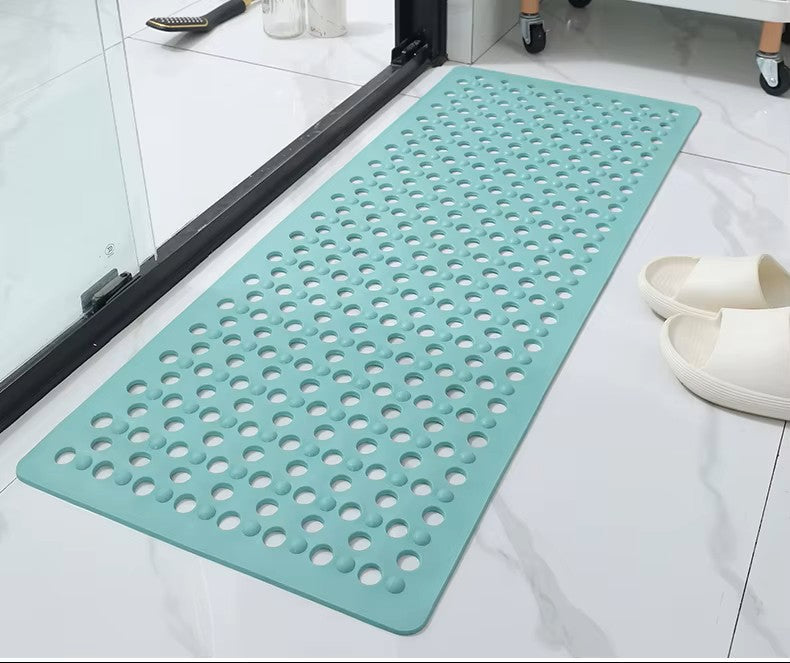 Moonval Anti-Slip Shower Mat, Non-Slip Bathroom Rug with Quick-Dry Drainage Design