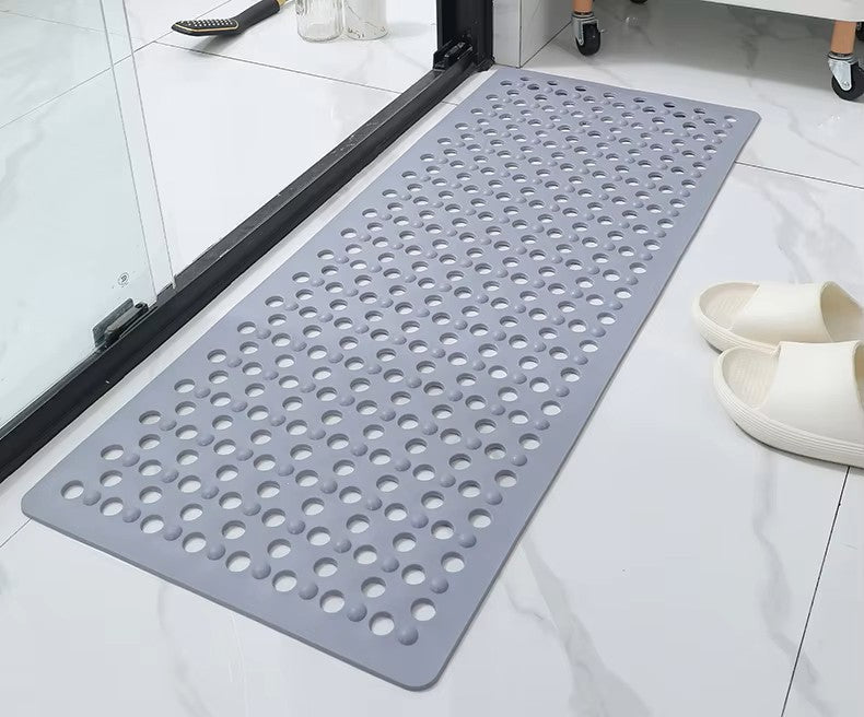 Moonval Anti-Slip Shower Mat, Non-Slip Bathroom Rug with Quick-Dry Drainage Design
