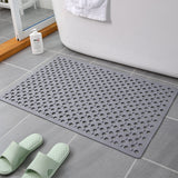 Moonval Anti-Slip Shower Mat, Non-Slip Bathroom Rug with Quick-Dry Drainage Design