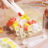 Moonval 2-Layer Ice Cube Tray, Stackable Ice Maker with Storage Bin & Scoop
