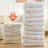 Moonval Vacuum Storage Bag, Extra-Large Space Saver with Hand-Press Air Valve