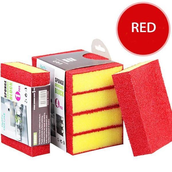 Moonval Emery Cleaning Sponge, Reusable Decontamination Sponge for Pots, Pans, Sinks & Kitchen Surfaces