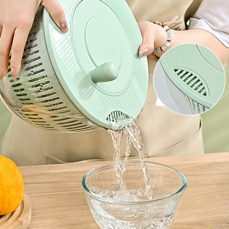 Moonval 9-in-1 Salad Spinner Set, Large-Capacity Vegetable Washer, Dryer & Food Slicer